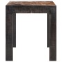 Mesa de comedor de madera maciza de mango rugosa 140x70x76 cm