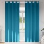 Cortinas con cortinas 2 pcs Tuquesa Poliéster