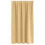 Cortinas con cortinas 2 pcs Beige Poliéster
