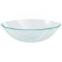 Lavabo vidrio templado transparente 42 cm