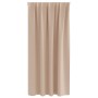 Cortinas con cortinas 2 pcs Taupé Poliéster