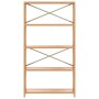 5-stufiges Regal aus massivem Eichenholz, 80 x 30 x 146 cm von vidaXL, Bücherregale und Regale - Ref: Foro24-353812, Preis: 1...