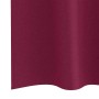Cortinas con cortinas 2 pcs Rojo vino tinto 175x140cm Poliéster