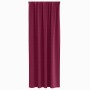 Cortinas con cortinas 2 pcs Rojo vino 245x140cm Poliéster