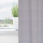 Cortinas con cortinas 2 pcs Gris metálico Poliéster