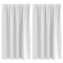 Cortinas con cortinas 2 pcs Brillante Poliéster