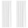 Cortinas con cortinas 2 pcs puro Poliéster