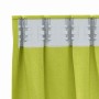 Cortinas con cortinas 2 pcs Verde manzana 225x140cm Poliéster