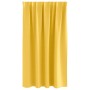 Cortinas con cortinas 2 pcs Amarillo mostaza Poliéster