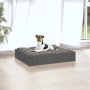 Massives Kiefernholz-Hundebett grau 51,5x44x9 cm von vidaXL, Betten für Hunde - Ref: Foro24-820848, Preis: 24,30 €, Rabatt: %