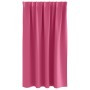 Cortinas con cortinas 2 pcs Rosa brillante Poliéster