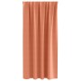 Cortinas con cortinas 2 pcs Terracota Poliéster