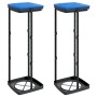 Garbage bag holders 2 pcs PP black and blue 120 L by vidaXL, Garbage cans and trash cans - Ref: Foro24-154980, Price: 26,62 €...