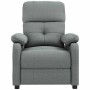 Sillón de masaje de tela gris oscuro