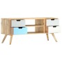 TV-Schrank aus massivem Mangoholz, 110 x 35 x 48 cm von vidaXL, TV-Möbel - Ref: Foro24-286483, Preis: 118,35 €, Rabatt: %