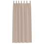 Cortinas con cortinas 2 pcs Taupé Poliéster