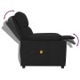 Sillón de masaje de tela negro