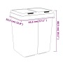 Anthracite gray double trash can 2x25 L by vidaXL, Garbage cans and trash cans - Ref: Foro24-154982, Price: 64,71 €, Discount: %