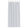 Cortinas con cortinas 2 pcs Gris pálido 225x140cm Poliéster