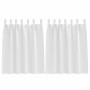 Cortinas con cortinas 2 pcs puro Poliéster