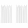 Cortinas con cortinas 2 pcs puro Poliéster