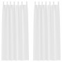 Cortinas con cortinas 2 pcs puro Poliéster