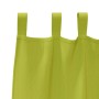 Cortinas con cortinas 2 pcs Verde manzana Poliéster