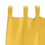 Cortinas con cortinas 2 pcs Amarillo mostaza Poliéster