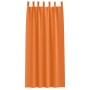 Cortinas con cortinas 2 pcs Naranja brillante Poliéster