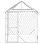Außenzwinger mit silberverzinkter Stahlmarkise 2x2x2,5 m von vidaXL, Hundehütten und Zäune - Ref: Foro24-153675, Preis: 150,9...