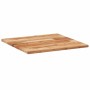 Tablero de mesa cuadrado madera maciza de acacia 60x60x2 cm