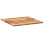 Tablero de mesa cuadrado madera maciza de acacia 60x60x2 cm