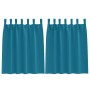 Cortinas con cortinas 2 pcs Tuquesa Poliéster