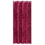 Cortina 2 pcs Rojo vino tinto 225 x 140 cm Terciopelo