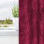Cortina 2 pcs Rojo vino tinto 245 x 140 cm Terciopelo