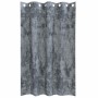 Cortina con cortinas 2 pcs Gris plata 175 x 140 cm Terciopelo