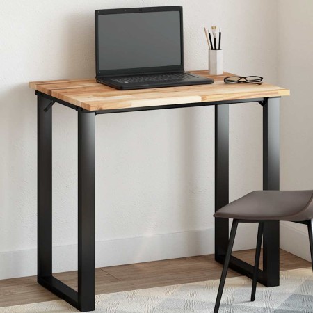 Tablero de mesa rectangular madera maciza acacia 80x60x2 cm