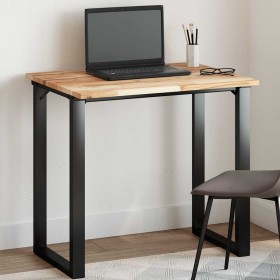 Tablero de mesa rectangular madera maciza acacia 100x60x2 cm