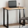 Tablero de mesa rectangular madera maciza acacia 100x60x2 cm