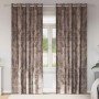 Cortina con cortinas 2 pcs Capuchino 245 x 140 cm Terciopelo
