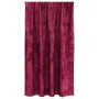 Cortina 2 pcs Rojo vino tinto 140 x 140 cm Terciopelo
