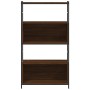Holzwerkstoff-Eisenregal, Eiche braun, 80 x 30 x 145,5 cm von vidaXL, Bücherregale und Regale - Ref: Foro24-832802, Preis: 56...