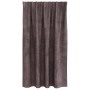 Cortina con cortinas 2 pcs Marrón 140 x 140 cm Terciopelo