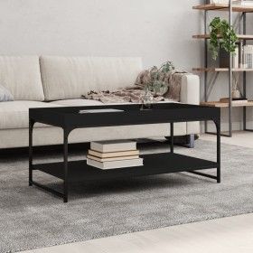 Schwarzer Couchtisch aus Holzwerkstoff, 100 x 49 x 45 cm von vidaXL, Couchtisch - Ref: Foro24-832803, Preis: 46,42 €, Rabatt: %