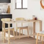 Tablero de mesa rectangular madera maciza acacia 120x60x4 cm