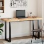 Tablero de mesa rectangular madera maciza acacia 140x60x4 cm