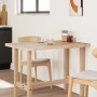 Tablero de mesa rectangular madera maciza acacia 80x70x4 cm