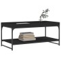 Schwarzer Couchtisch aus Holzwerkstoff, 100 x 49 x 45 cm von vidaXL, Couchtisch - Ref: Foro24-832803, Preis: 46,42 €, Rabatt: %