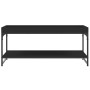 Schwarzer Couchtisch aus Holzwerkstoff, 100 x 49 x 45 cm von vidaXL, Couchtisch - Ref: Foro24-832803, Preis: 46,42 €, Rabatt: %