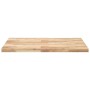 Tablero de mesa rectangular madera maciza acacia 100x80x4 cm